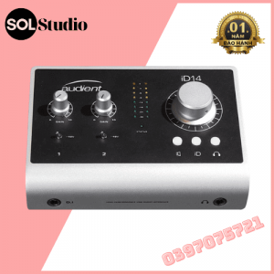 soundcard audient id14 mic pc-k600