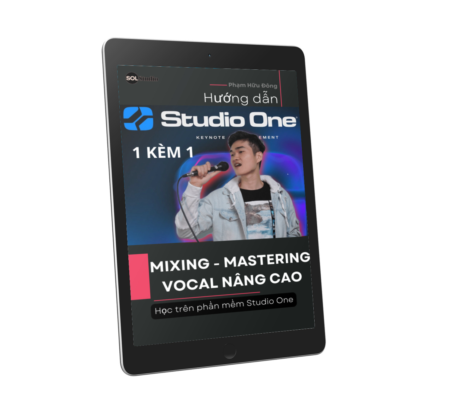 Khóa học Phòng thu 4 mix vocal nang cao 1 kem 1